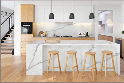 Nano kristallizzat Stone Backsplash